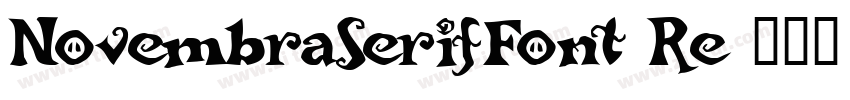 NovembraSerifFont Re字体转换